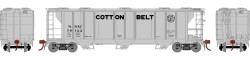 Athearn Genesis HO ATHG73629 PS-2 2893 3-Bay Covered Hopper Cotton Belt SSW #76122