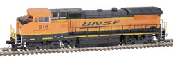 Atlas Master N 40005153 Silver Series GE DASH 8-40BW Locomotive with Pilot Mounted Ditch Lights DCC Ready BNSF 'late swoosh-Wedge Logo' BNSF #529