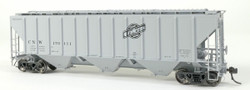 Tangent Scale Models HO 21027-01 Pullman-Standard PS-2 4427 High Side Covered Hopper Chicago North Western 'Delivery 1-1967' CNW #170016