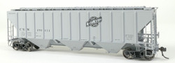 Tangent Scale Models HO 21027-02 Pullman-Standard PS-2 4427 High Side Covered Hopper Chicago North Western 'Delivery 1-1967' CNW #170017