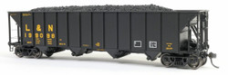 Tangent Scale Models HO 32011-09 Bethlehem Steel 3350CuFt Quad Coal Hopper Louisville & Nashville 'Delivery Black 1978' L&N #199006