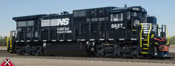 ScaleTrains Rivet Counter N SXT39173 DCC/ESU Loksound 5 Equipped GE C39-8 Locomotive Phase III Norfolk Southern w/Ditch Lights NS #8627
