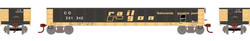 Athearn N ATH6621 52' Mill Gondola RailGon C&O #351342
