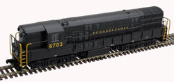 Atlas Master N 40005421 Gold Series DCC/ESU Loksound Equipped FM H-24-66 Trainmaster Phase 2 Locomotive Pennsylvania Railroad #6707