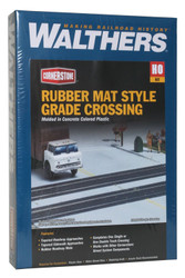 Walthers Cornerstone HO 933-3137 Rubber Mat Style Grade Crossing - Kit