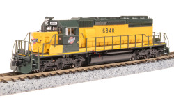 Broadway Limited Imports N 7956 EMD SD40-2 Locomotive Paragon4 Sound/DC/DCC Equipped Chicago & North Western 'Traditional yellow/green' CNW ##6867