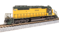 Broadway Limited Imports N 7956 EMD SD40-2 Locomotive Paragon4 Sound/DC/DCC Equipped Chicago & North Western 'Traditional yellow/green' CNW ##6867