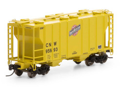 Athearn N ATH17245 PS-2 2600 Covered Hopper Chicago & NorthWestern System C&NW #95693