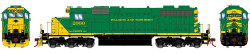Athearn RTR HO ATH88933 DCC/Econami Sound Equipped EMD SD38 Locomotive Reading and Northern RBMN #2000