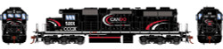 Athearn RTR HO ATH88941 DCC/Econami Sound Equipped EMD SD38AC Locomotive CanDo Rail Services CCGX #5201