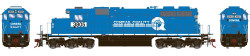 Athearn RTR HO ATH88945 DCC/Econami Sound Equipped EMD SD38 Locomotive NS 'ex-CR Patch' #3805