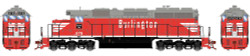 Athearn HO ATH87334 DCC/Tsunami 2 Sound Equipped EMD SD40 Locomotive Colorado & Southern 'Burlington' C&S #878