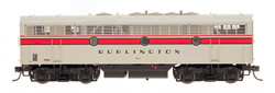 Intermountain N 69707-01 DCC Ready EMD F7B Locomotive Burlington CB&Q #168B
