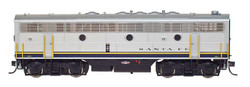Intermountain N 69722S-05 DCC/ESU LokSound 5 Equipped EMD F7B Locomotive Santa Fe 'Blue Bonnet' ATSF #327B