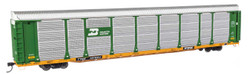 WalthersProto HO 920-101501 89' Thrall Bi-Level Auto Carrier Burlington Northern TTGX #151004