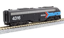 Kato N 176-1971 DCC Ready EMD E8A Locomotive w/Single Headlight & Passenger Pilot Amtrak 'Day One Scheme' AMTK #4316 