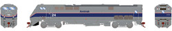 Athearn Genesis HO ATHG81235 DCC Ready GE P42DC Locomotive Amtrak 'Phase IV Scheme' #24