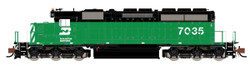 ScaleTrains Rivet Counter N SXT33784 DCC Ready EMD SD40-2 Locomotive Burlington Northern BN #7035