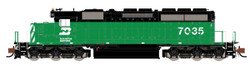ScaleTrains Rivet Counter N SXT33787 DCC/ESU LokSound V5 Equipped EMD SD40-2 Locomotive Burlington Northern BN #7048