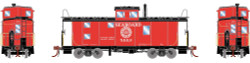 Athearn Genesis HO ATHG78391 DCC/Tsunami Soundcar Equipped ICC Caboose with Lights & Sound Seaboard SAL #5663