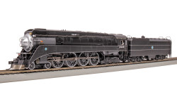 Broadway Limited Imports HO 7621 Southern Pacific GS-4 Locomotive with Paragon4 Sound/DC/DCC & Smoke 'BNSF Excursion Black' Paint Scheme BNSF #4449