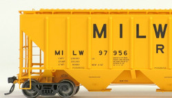 Tangent Scale Models HO 21036-06 Pullman-Standard PS-2 4427 High Side Covered Hopper Milwaukee Road 'Delivery 3-1967' MILW #97950