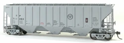 Tangent Scale Models HO 21038-01 Pullman-Standard PS-2 4427 High Side Covered Hopper Texas and Pacific 'Delivery Gray 5-1971' TP #711484