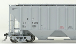 Tangent Scale Models HO 21038-02 Pullman-Standard PS-2 4427 High Side Covered Hopper Texas and Pacific 'Delivery Gray 5-1971' TP #711496