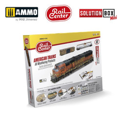 AMMO MIGR-1201 AMMO RAIL CENTER SOLUTION BOX MINI 02 - American Trains All Weathering Products