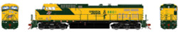 Athearn Genesis 2.0 HO ATHG31647 DCC/Tsunami 2 Sound Equipped GE AC4400CW Locomotive Chicago & Northwestern 'Operation Lifesaver' CNW #8801