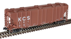 Atlas Master N 50005744 PS-4000 3-Bay Covered Hopper Kansas City Southern KCS #113