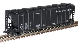 Atlas Master N 50005745 PS-4000 3-Bay Covered Hopper Nickel Plate Road NKP #90503