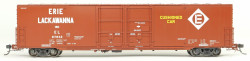 Tangent Scale Models HO 33012-02 Greenville 6,000CuFt 60' Double Door Box Car Erie Lackawanna 'Delivery Red 1966' EL #67826