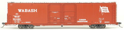 Tangent Scale Models HO 33013-01 Greenville 6,000CuFt 60' Double Door Box Car Wabash 'Delivery Red 9-1963' WAB #50076