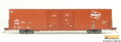 Tangent Scale Models HO 33014-02 Greenville 6,000CuFt 60' Double Door Box Car Milwaukee Road 'Red Repaint 1973+' MILW #114180