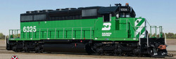ScaleTrains Rivet Counter HO SXT38782 DCC Ready EMD SD40-2 Locomotive Burlington Northern 'As Delivered' BN #6333
