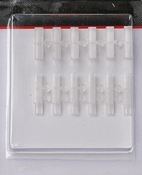 Atlas HO 55 - Code 100 Plastic Insulating Rail Joiners - 24-Pack