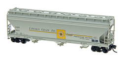 Intermountain N 67090-12 ACF 4650 Cu. Ft. 3 Bay Covered Hopper Lincoln Grain LGIX #1087