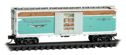 Micro Trains Line N 042 00 160 40' Double-Sheathed Single-Door Wood Boxcar Frigerator 'April Fools Car'