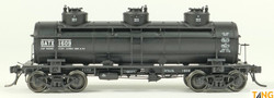 Tangent Scale Models HO 11515-07 General American 1928-Design 6000 Gallon 3-Compartment Tank Car GATX 'Black Lease' 1941+ GATX #1609