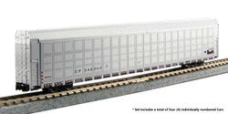Kato N 106-5510 Aluminum Enclosed Auto Carrier Canadian Pacific CP 4-Car Set