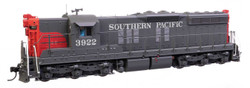 WalthersProto HO 920-48714 DCC Ready EMD SD9 Locomotive Southern Pacific '1965 Renumbering, Gray/Scarlet' #3922