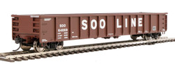 Walthers Mainline HO 910-6286 53' Railgon Gondola Soo Line SOO #64069