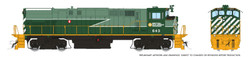 Rapido Trains Inc HO 33031 DCC Ready Montreal Locomotive Works MLW M420 Locomotive British Columbia Railway 'Green Lightning Stripe Scheme' BCR #643