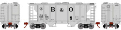 Athearn HO ATH15413 PS-2 2003 2-Bay Covered Hopper B&O #631156