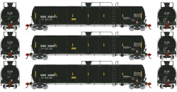 Athearn Genesis HO ATHG25598 33,900-Gallon LPG Tank Car SIRX #1 3-Pack