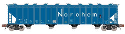 ScaleTrains Rivet Counter N SXT39328 Pullman-Standard 5820 Covered Hopper Pullman Transport Leasing/Norchem/Blue PTLX #41287