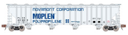 ScaleTrains Rivet Counter N SXT39334 Pullman-Standard 5820 Covered Hopper Pullman Leasing/Novamont PLCX #43673