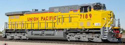 ScaleTrains Rivet Counter N SXT39149 DCC/ESU LokSound V5 Equipped GE AC4400CW Locomotive Union Pacific w/Yellow Sill Stripe UP #7189