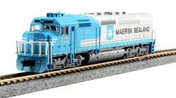 Kato N 176-9241-LS-DMW with DCC/ESU LokSound V5 EMD SDP40F Type IVb Locomotive BNSF Maersk #6976